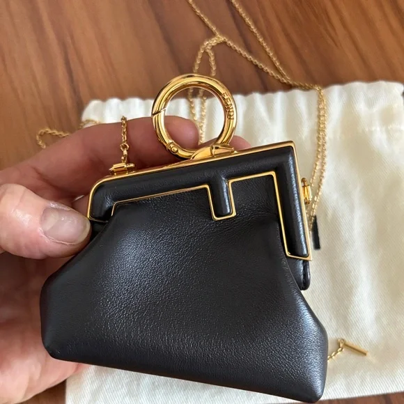 Fendi Napa Nanno bag charm crossbody - Picture 5 of 14